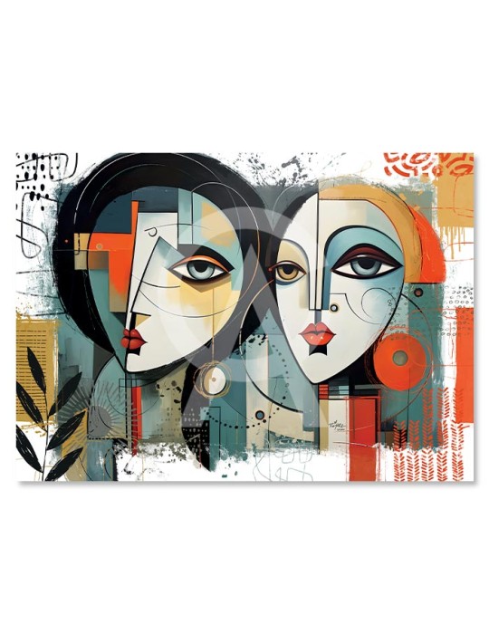 Couple Cubisme Design – Romaric