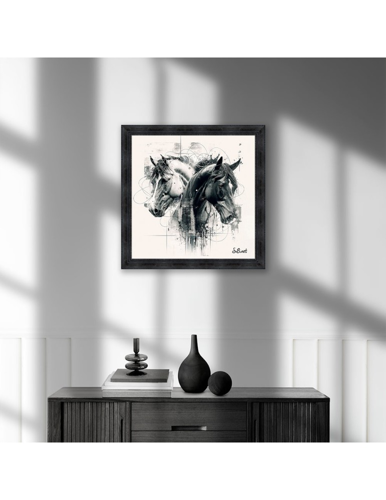 Chevaux Doubles NB – Sylvain Binet