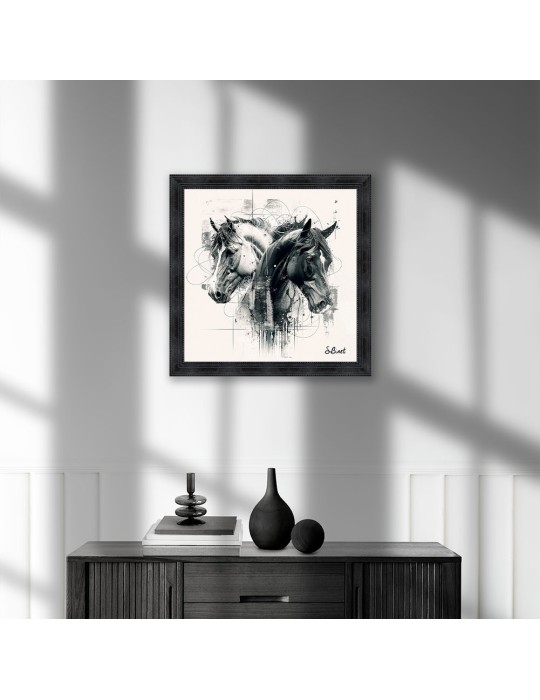 Chevaux Doubles NB – Sylvain Binet