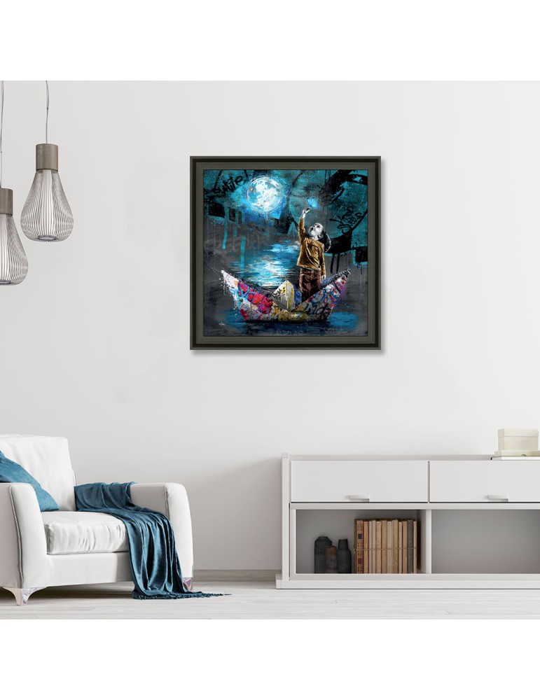 Fille bateau papier – Romaric