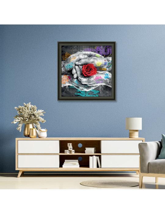 Les mains et la rose – Romaric