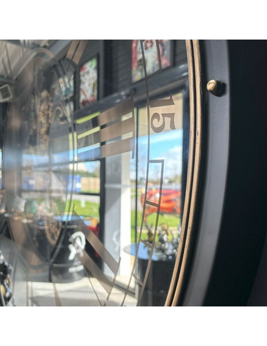 Horloge à engrenages avec miroir – 08.078 – Ø 120 cm