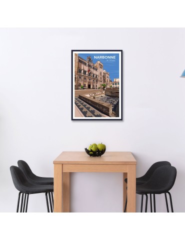 Narbonne – Poster affiche – image encadrée 2
