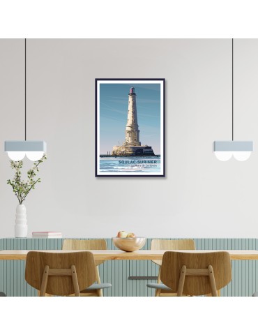 Le Phare de Cordouan – Poster affiche – image encadrée 2