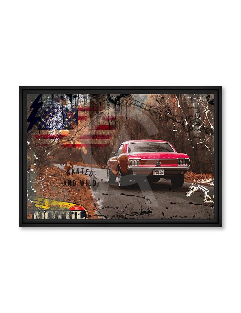 Mustang Fastback Red - Collection Rubix