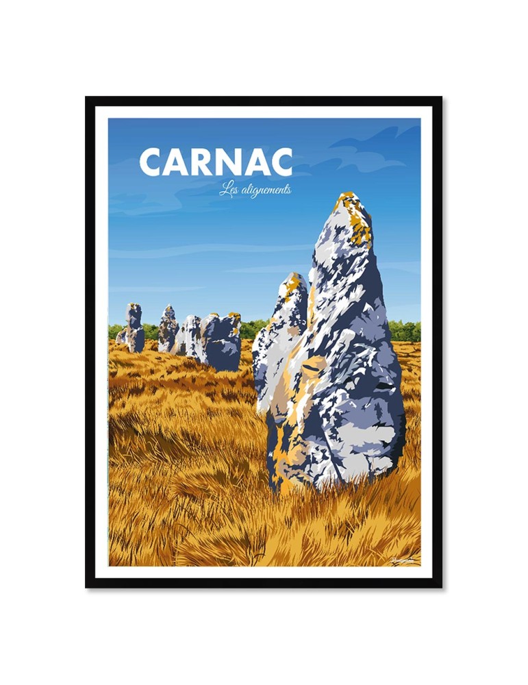 Carnac – Poster affiche – image encadrée