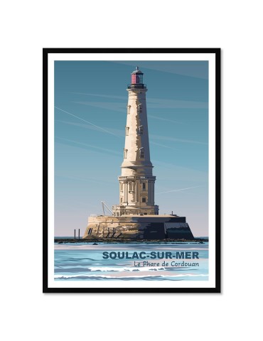 Le Phare de Cordouan – Poster affiche – image encadrée