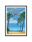 Biscarrosse 1 – Poster affiche – image encadrée