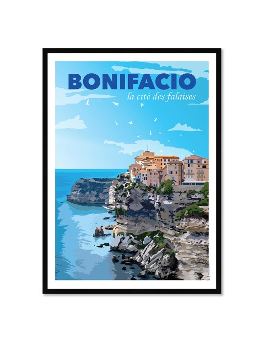 Bonifacio – Poster affiche – image encadrée