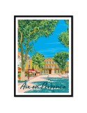 Aix-en-Provence – Poster affiche – image encadrée
