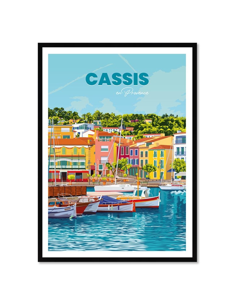 Cassis – Poster affiche – image encadrée