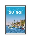 Grau-du-Roi – Poster affiche – image encadrée