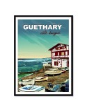 Guéthary – Poster affiche – image encadrée