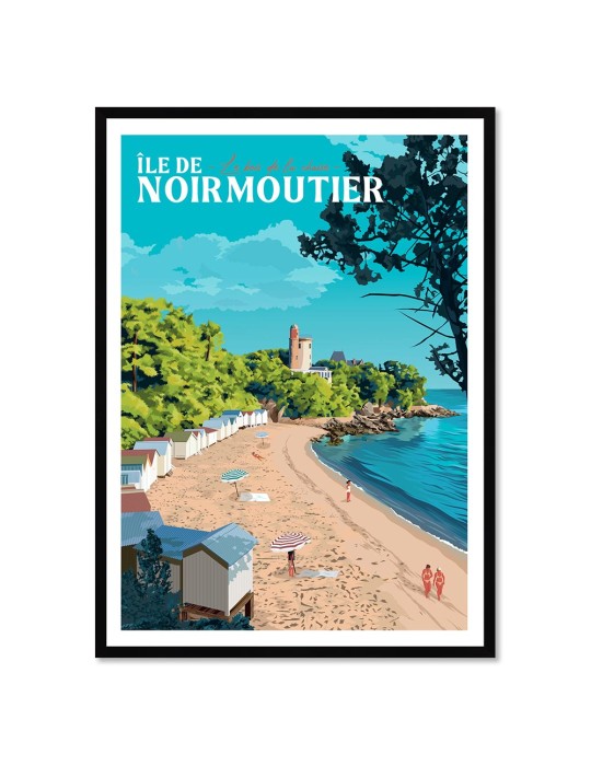 Noirmoutier – Poster affiche – image encadrée