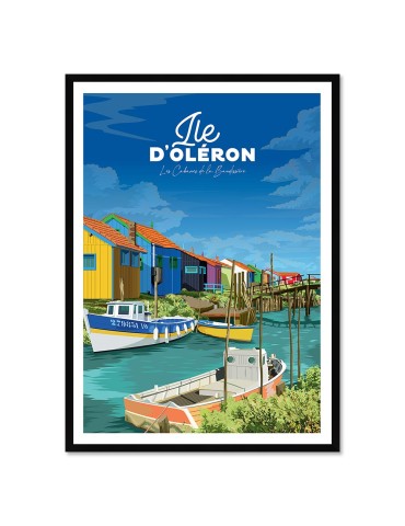 Oléron – Poster affiche – image encadrée