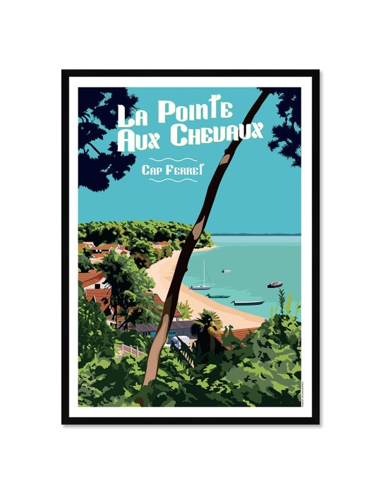 La Pointe Aux Chevaux – Poster affiche – image encadrée