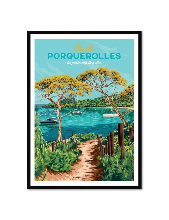 Porquerolles – Poster affiche – image encadrée