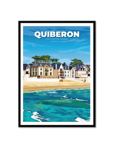 Quiberon – Poster affiche – image encadrée