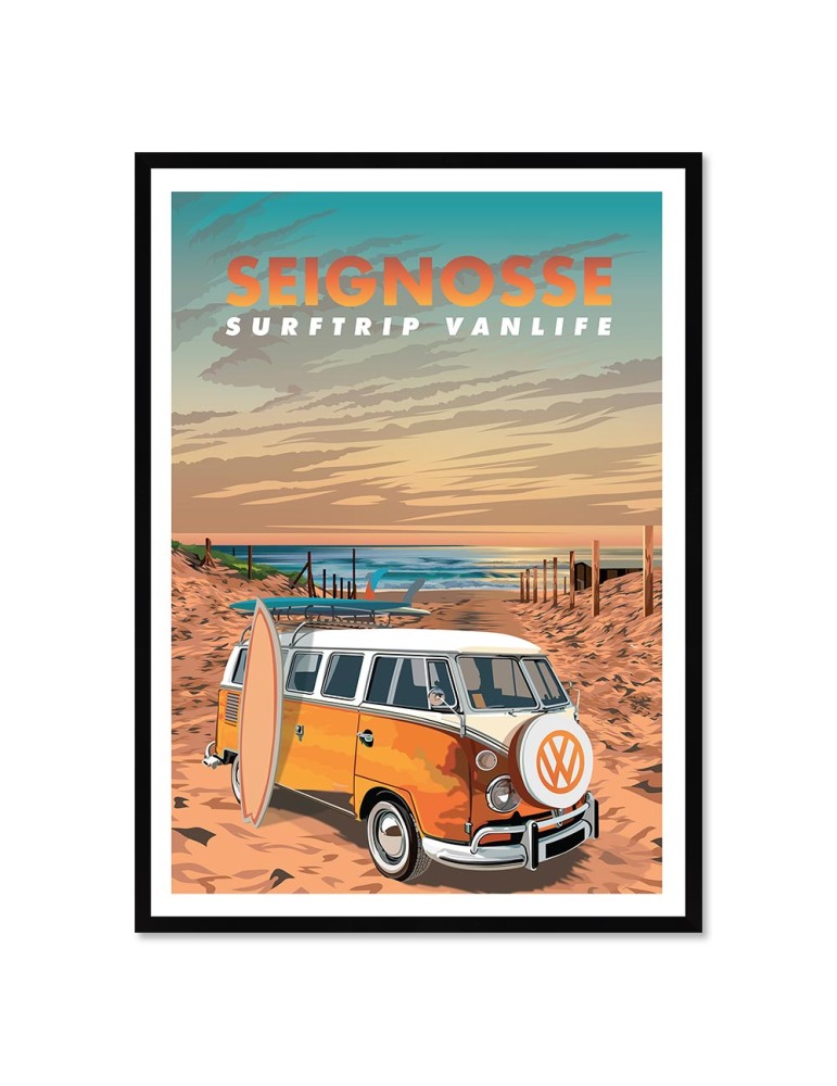 Seignosse – Poster affiche – image encadrée