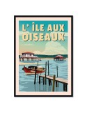 L'île-aux-Oiseaux – Poster affiche – image encadrée