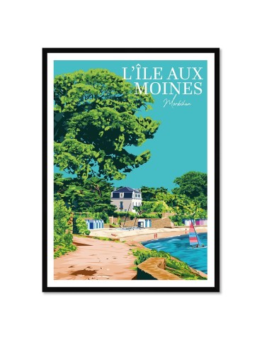 Ile-aux-Moines – Poster affiche – image encadrée