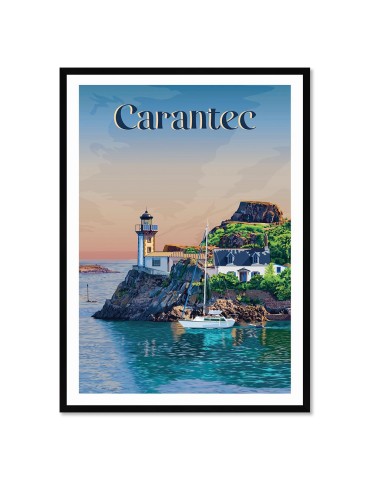 Carantec – Poster affiche – image encadrée
