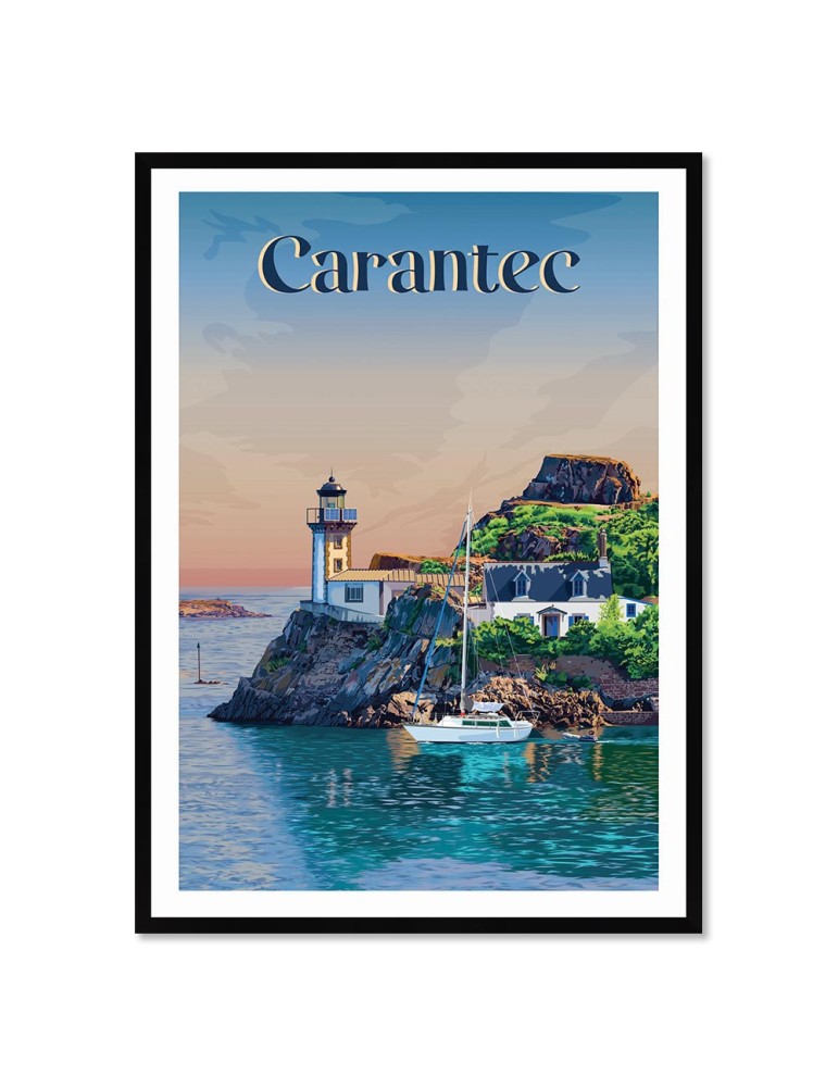 Carantec – Poster affiche – image encadrée