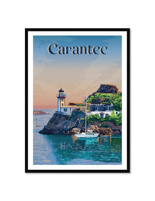 Carantec – Poster affiche – image encadrée