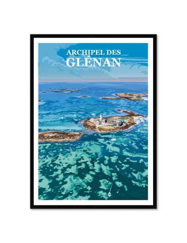 Les Glénan – Poster affiche – image encadrée