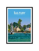 L'île Tudy – Poster affiche – image encadrée