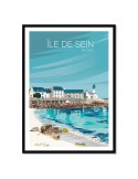 Ile de sein – Poster affiche – image encadrée
