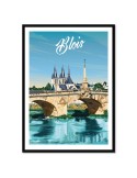 Blois – Poster affiche – image encadrée