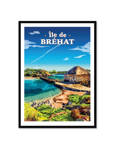 Bréhat – Poster affiche – image encadrée
