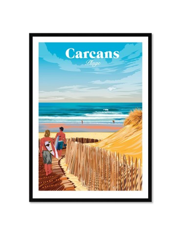 Carcans – Poster affiche – image encadrée