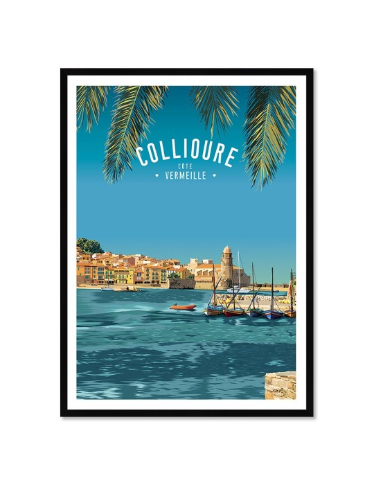 Collioure – Poster affiche – image encadrée