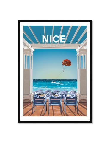 Nice – Poster affiche – image encadrée