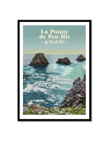 La pointe de Pen-Hir – Poster affiche – image encadrée
