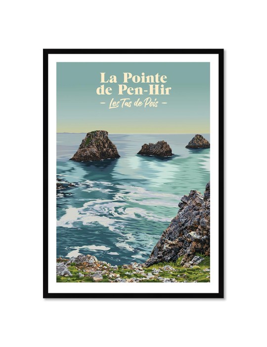 La pointe de Pen-Hir – Poster affiche – image encadrée