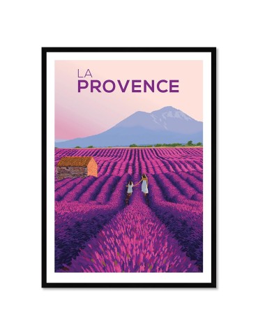 Provence – Poster affiche – image encadrée