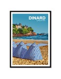 Dinard – Poster affiche – image encadrée