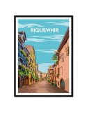 Riquewhir – Poster affiche – image encadrée