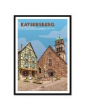 Kaysersberg – Poster affiche – image encadrée