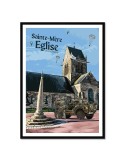Sainte-Mère Eglise – Poster affiche – image encadrée