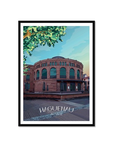 Haguenau – Poster affiche – image encadrée
