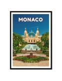 Monaco – Poster affiche – image encadrée