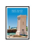Saint Gilles – Poster affiche – image encadrée