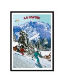La Savoie Hiver – Poster affiche – image encadrée