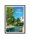 L'Isle sur la Sorgue – Poster affiche – image encadrée
