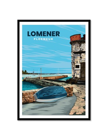 Lomener – Poster affiche – image encadrée