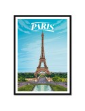 Paris – Poster affiche – image encadrée